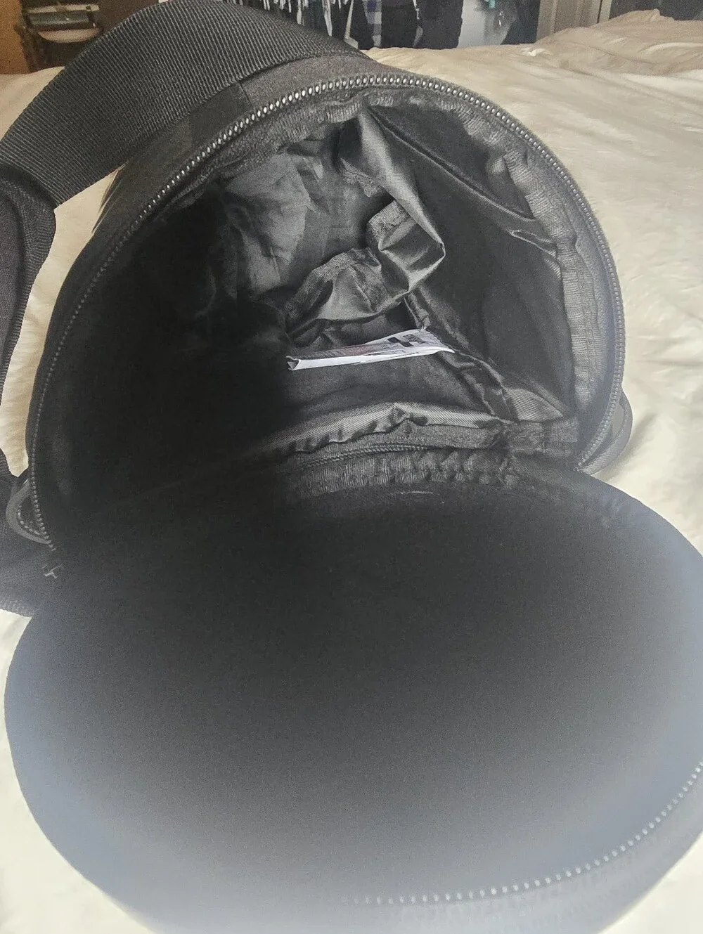 Gymshark Black Duffel with Logo